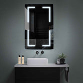 Specchio LED Verticale | Controllo tramite interruttore a muro | Luce bianca fredda - Reyze Serie Salono Modello 2
